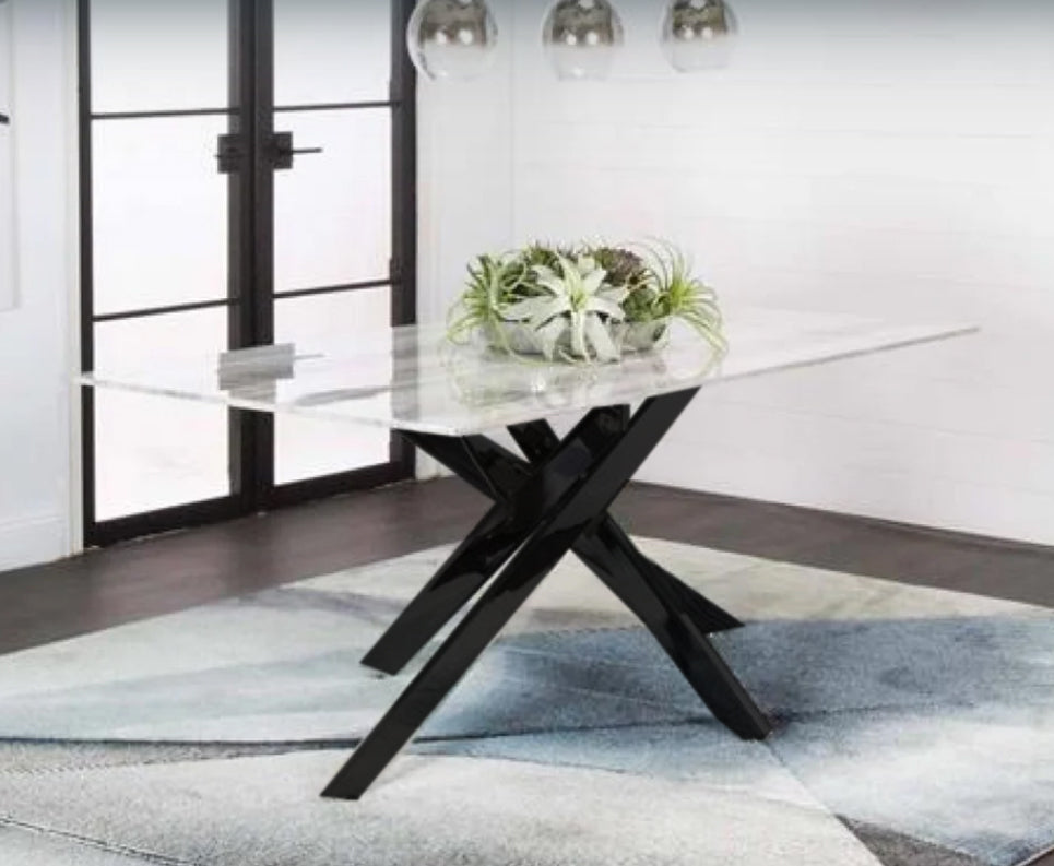 Aldo Marble Table Black